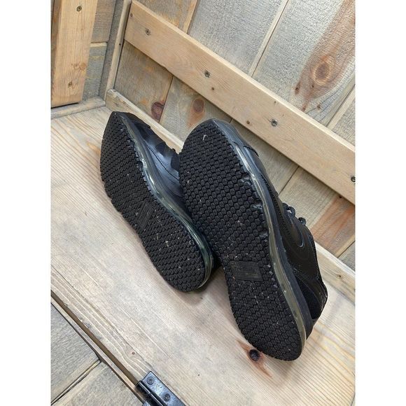 TREDSAFE Mens MNTS48DP001 Slip Resistant Lace Up Black Running Shoes Size 7 - Picture 6 of 9